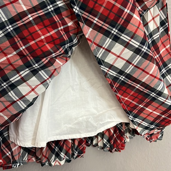 Gap Christmas Holiday Plaid Pleated Dress size 5 Toddler - Picture 5 of 11